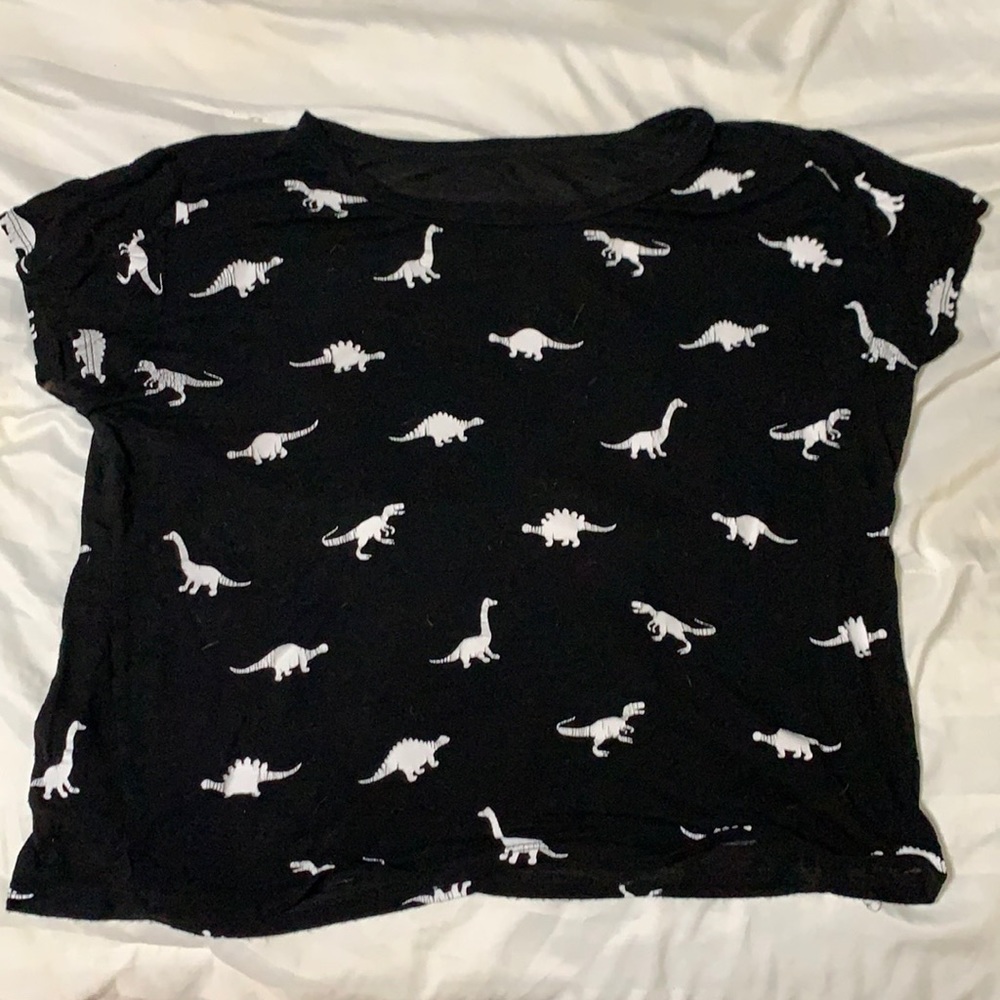 Cropped Dino Tee